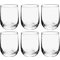 Habitat Joy Glassware Set of 6 Tumbler Glasses - Clear