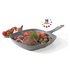 Salter 28cm Non-Stick Aluminium Marble Grill Pan
