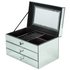 Large Mirrored Two Drawer Jewellery Box