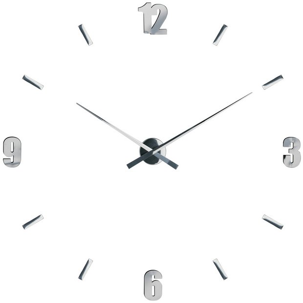 Buy Premier Housewares Mirrored Customisable Wall Clock at Argos.co.uk