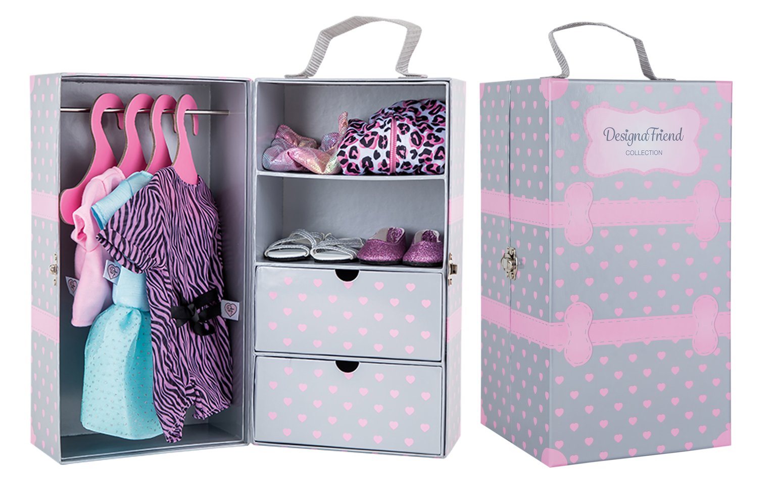 dolls wardrobe argos