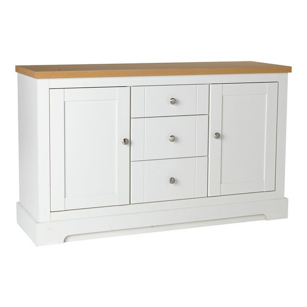 Buy Heart of House Westbury 2 Door 3 Drawer Sideboard White at Argos