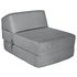 Argos Home Single Cotton Chairbed - Flint Grey