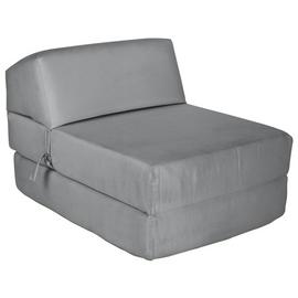 Kaikoo Single Fabric Chairbed - Flint Grey