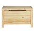 HOME Wooden Storage Box - Unfinished Pine