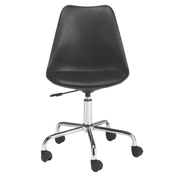 Buy Habitat Ginnie Height Adjustable Office Chair - Black at Argos.co