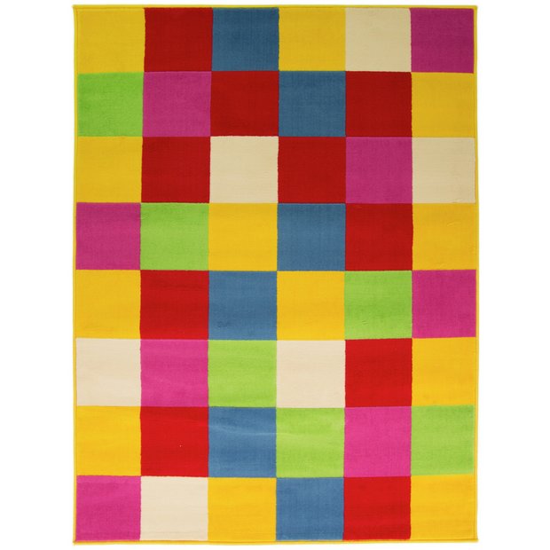 Buy Puzzle Multi Rug 120 x 160cm at Argos.co.uk Your Online Shop for Rugs and mats, Home