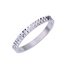 Sterling Silver Diamond Cut Wedding Ring