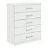 HOME Normandy 5 Drawer Chest - White