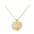 9ct Gold Plated Silver Key To My Heart Locket Pendant 