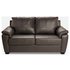 Antonio Leather and Leather Effect Sofa Bed - Chocolate