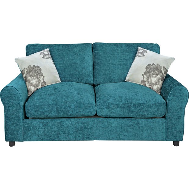 Buy HOME Tessa 2 Seater Fabric Sofa Bed Teal at Argos.co.uk Your
