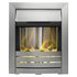 Adam Helios 2kW Electric Inset Fire - Brushed Steel