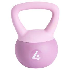 Pro Fitness 4kg Soft Kettlebell - Pink