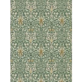 Morris & Co. Snakeshead Green Floral Wallpaper