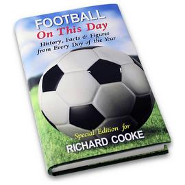 Personalised Message Football On This Day Book