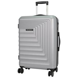 Featherstone 8 Wheel Hard Suitcase - Cabin, Silver