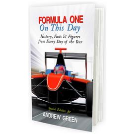 Personalised Message Formula 1 On This Day Book