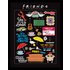 Friends Inforgraphic Framed Print