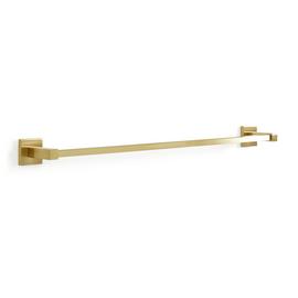 Habitat Wall Mounted Towel Rail - Brushed Gold