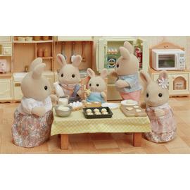Sylvanian Families Milk Rabbit Family Playset