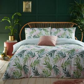 furn Bali Palm Green Bedding Set