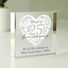 Personalised Message 25TH Anniversary Block