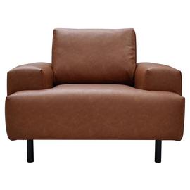 Habitat Julien Faux Leather Armchair - Tan