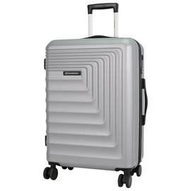 Featherstone 8 Wheel Hard Suitcase - Medium, Silver
