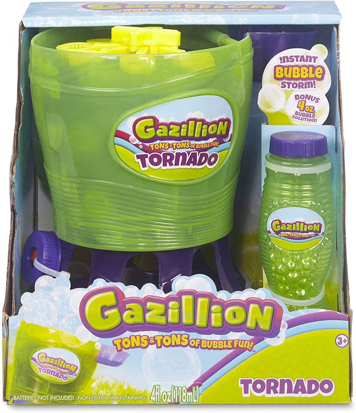 gazillion bubble tornado toy