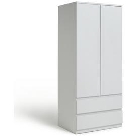 Argos Home Jenson 2 Door 2 Drawer Wardrobe - Matte White