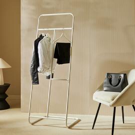 Habitat Milah L Shaped Clothes Rail - White