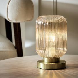 Argos Home Tall Glass Table Lamp