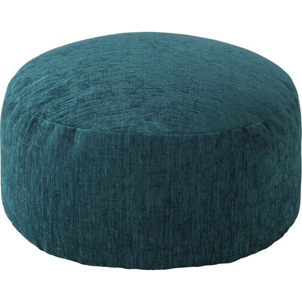 Buy HOME Tessa Polyester Bean Footstool Teal at Argos.co.uk Your