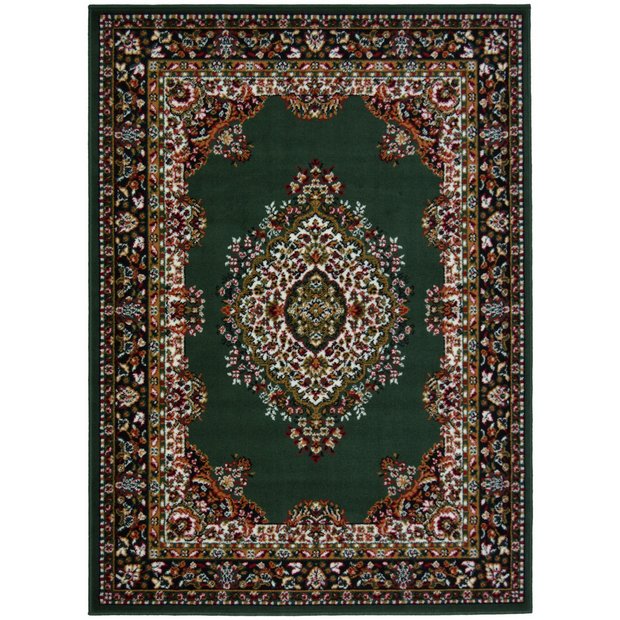Buy Maestro Traditional Rug 200x290cm Green at Argos.co.uk Your