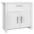 HOME Bailey 2 Door 1 Drawer Small Sideboard - White