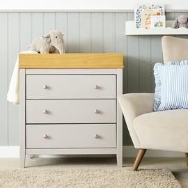 Cuggl Canterbury Nursery 3 Drawer Chest - Grey