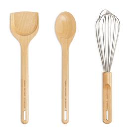 Designed by Sebastian Conran Beech Wood 3 Piece Utensil Set