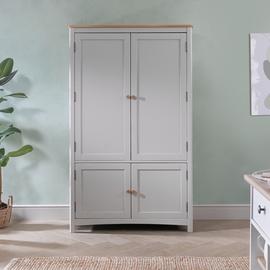 Habitat Bournemouth 4 Door Kitchen Larder - Grey