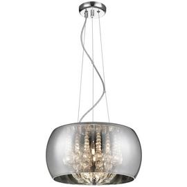 Impex Potenza Metal 3 Light Pendant Light - Chrome