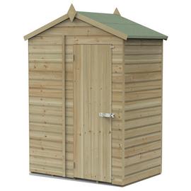 Forest Beckwood Shiplap Windowless Apex Shed - 5 x 3ft