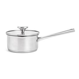 Habitat 20cm Brushed Stainless Steel Saucepan