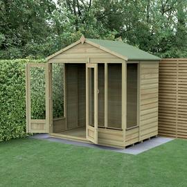 Forest Beckwood Shiplap Apex Summerhouse - 7 x 5ft