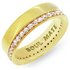 Revere Mens 9ct Gold Plated Silver 'Soul Mate' Ring - V