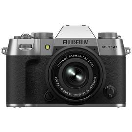 FujiFilm XT50 XC15 45MM Mirrorless Camera with Lens - Silver