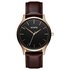MVMT Mens 40 Series Brown Leather Strap Watch
