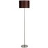 ColourMatch Satin Stick Floor Lamp - Chocolate