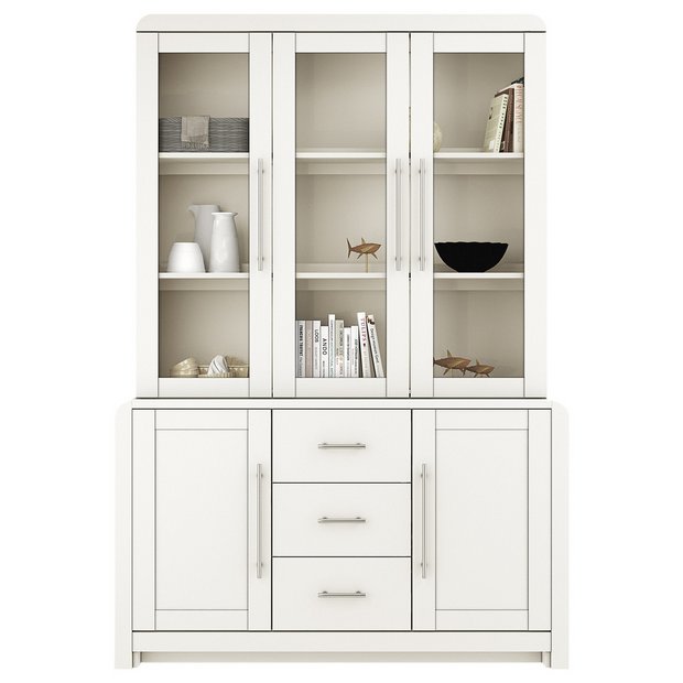 Buy Heart of House Elford 5 Door 3 Drawer Display Unit White at Argos