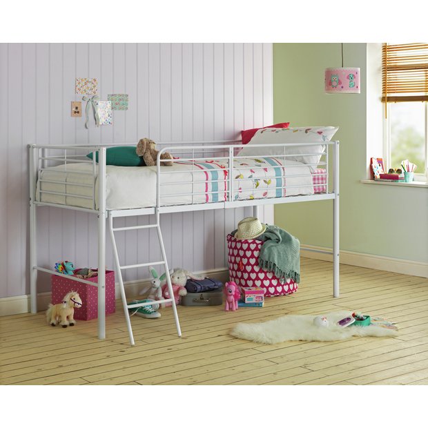 Buy HOME Lucas Mid Sleeper Bed Frame White at Argos.co.uk Your