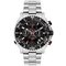 Bulova Men's Silver Stainless Steel Chronograph Watch